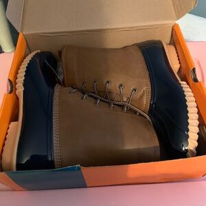 Sporto Brown and Black womens Rain & Snow Boots